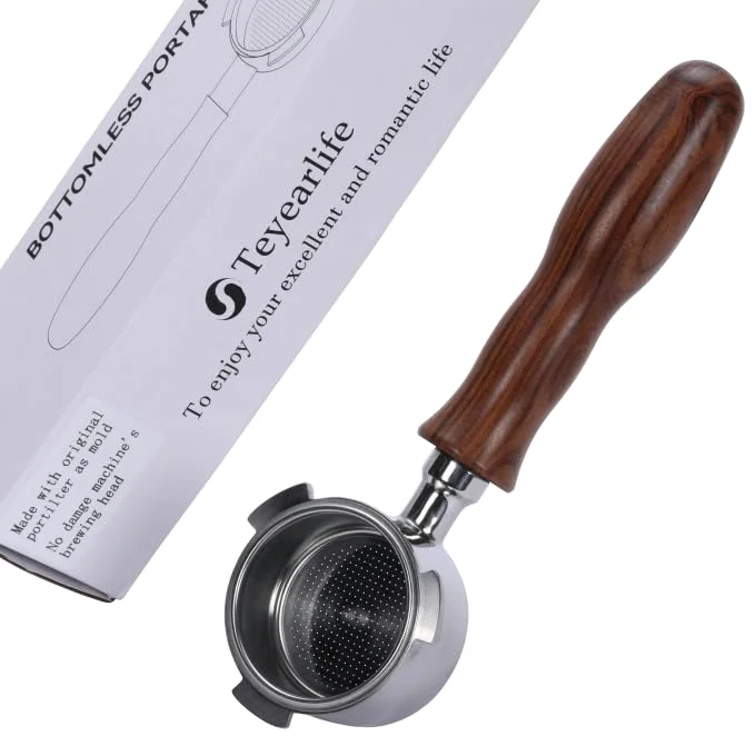 Fast 51mm 3ears Bottomless Portafilter Compatible with CASABREWS CM5418 Premium Material