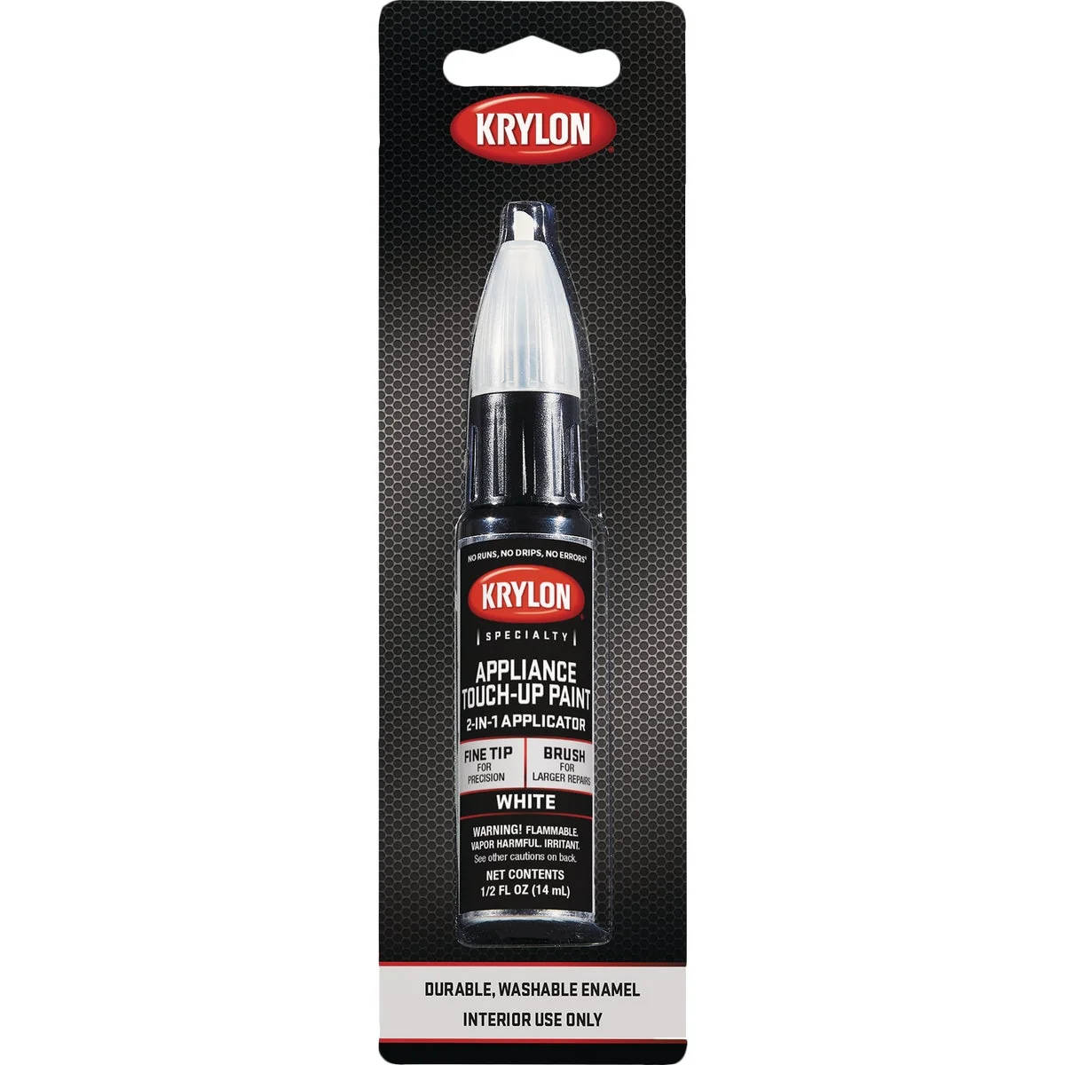 Sustainable Krylon White 1 2 Fl Oz Gloss Appliance Touch-Up Paint Long-Lasting