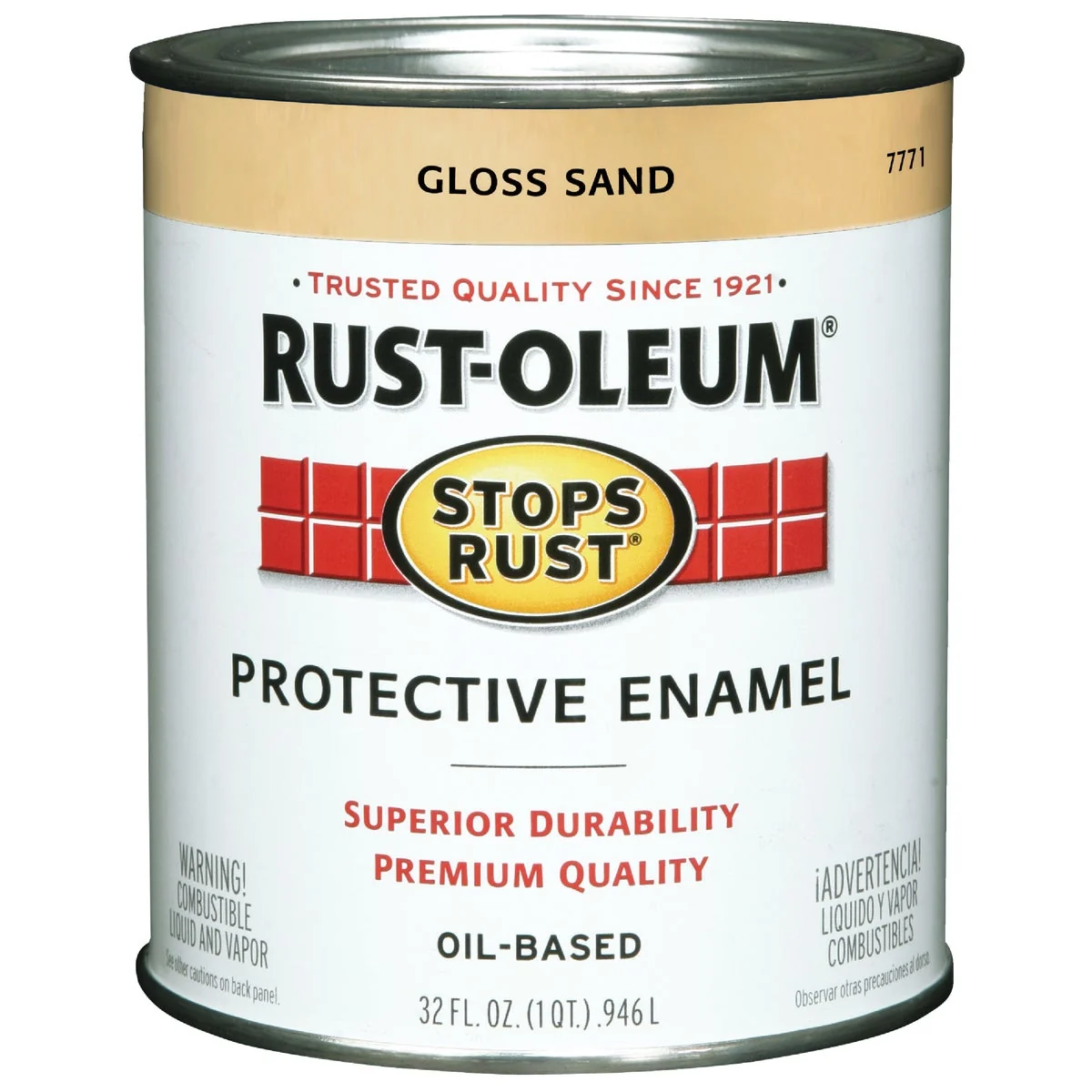 Modern Rust-Oleum Stops Rust Oil Based Gloss Protective Rust Control Enamel Sand 1 Qt. Innovative