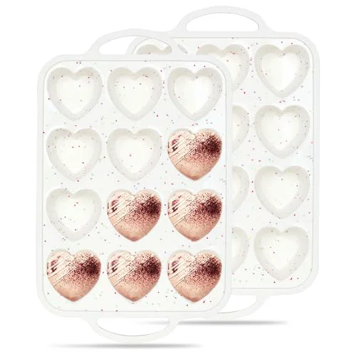 Professional Heart Shaped Muffin Pan Genuine