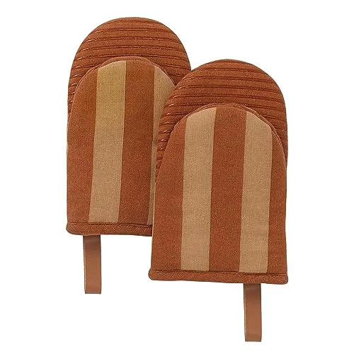 Eco-Friendly Fall Oven Mitts 2 Count Excellent