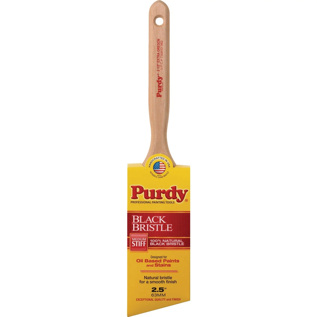 Fine Purdy Black Bristle Extra Oregon 2-1 2 In. Angular Trim Paint Brush Sophisticated