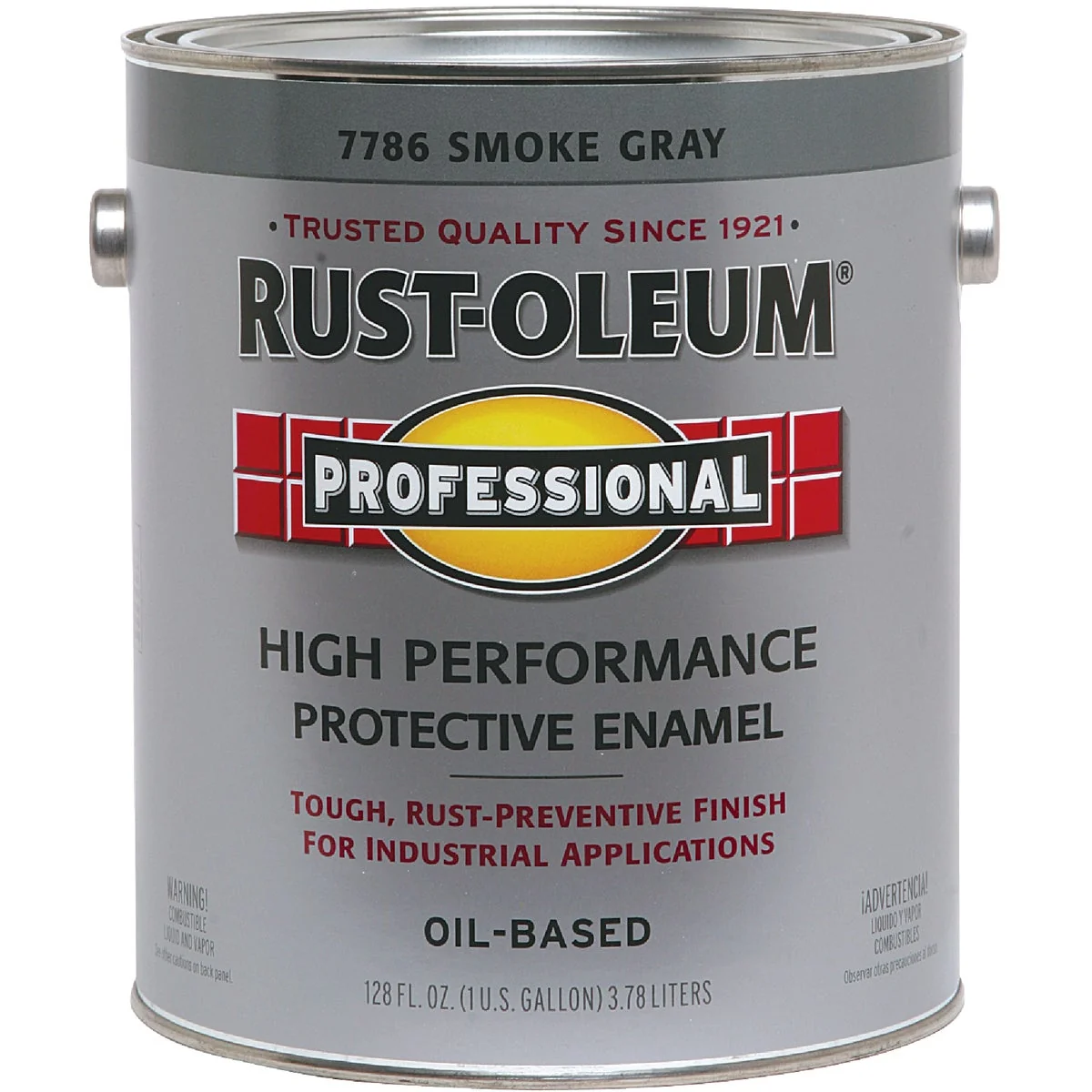 High-Grade Rust-Oleum Professional Oil Based Gloss Protective Rust Control Enamel Smoke Gray 1 Gal. Excellent