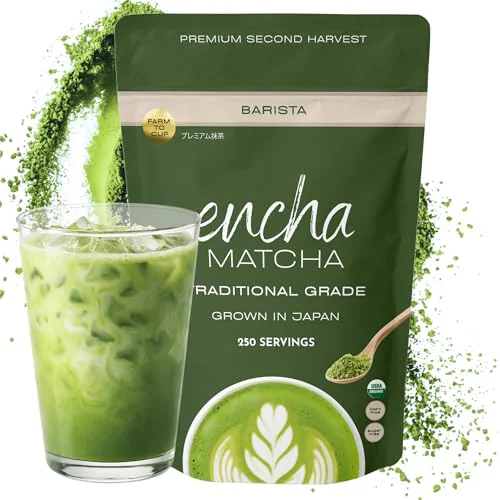 Smart Matcha Powder Barista Grade Latte Organic Matcha Powder 17.6 Ounce Specialty
