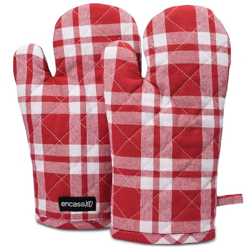 Fashionable Oven Mitts Heat Resistant Kitchen Gloves 2 Count Safe