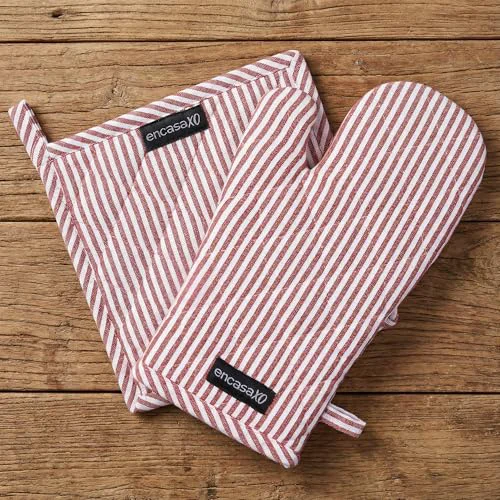 Crafted Oven Mitts and Pot Holders Set 2 Count Exceptional