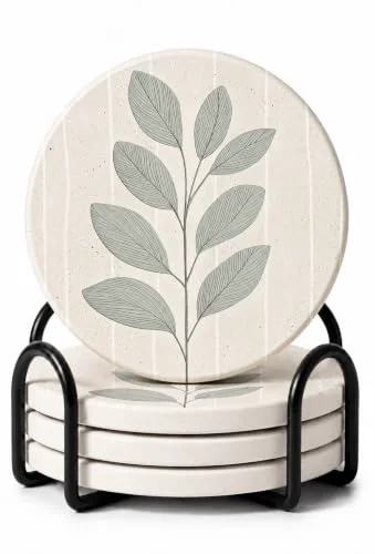 High-End Ceramic Coasters Set of 6 or 4 Advanced
