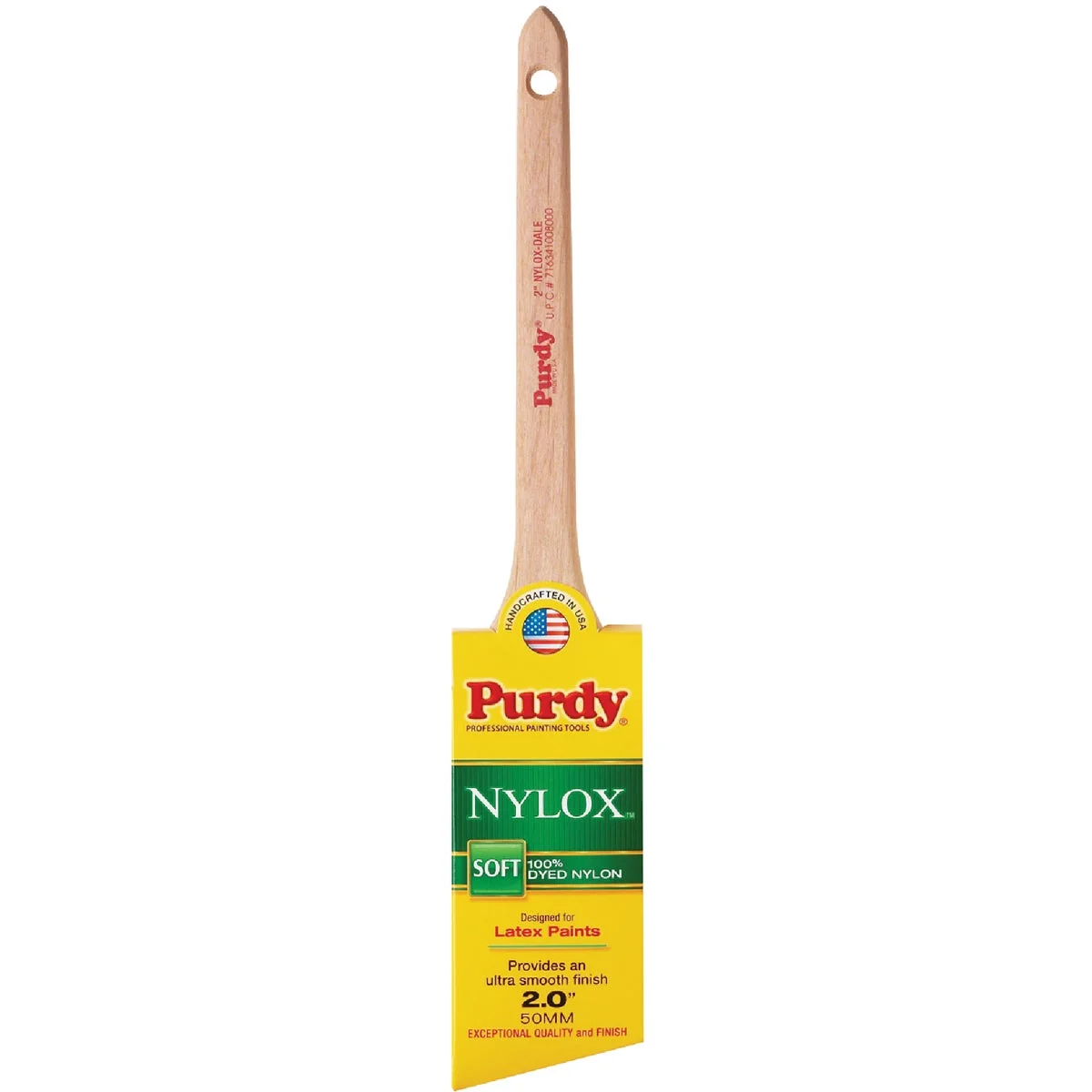 Top-Quality Purdy Nylox Dale 2 In. Angular Trim Soft Paint Brush Elegant