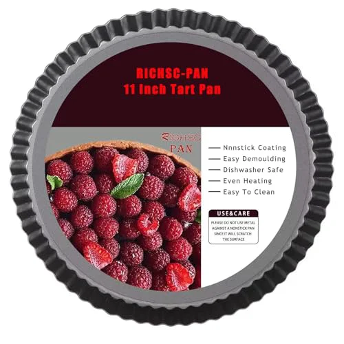 Soft Tart Pan 11 Inch Tart Pan Carbon Steel Round Non Consistent