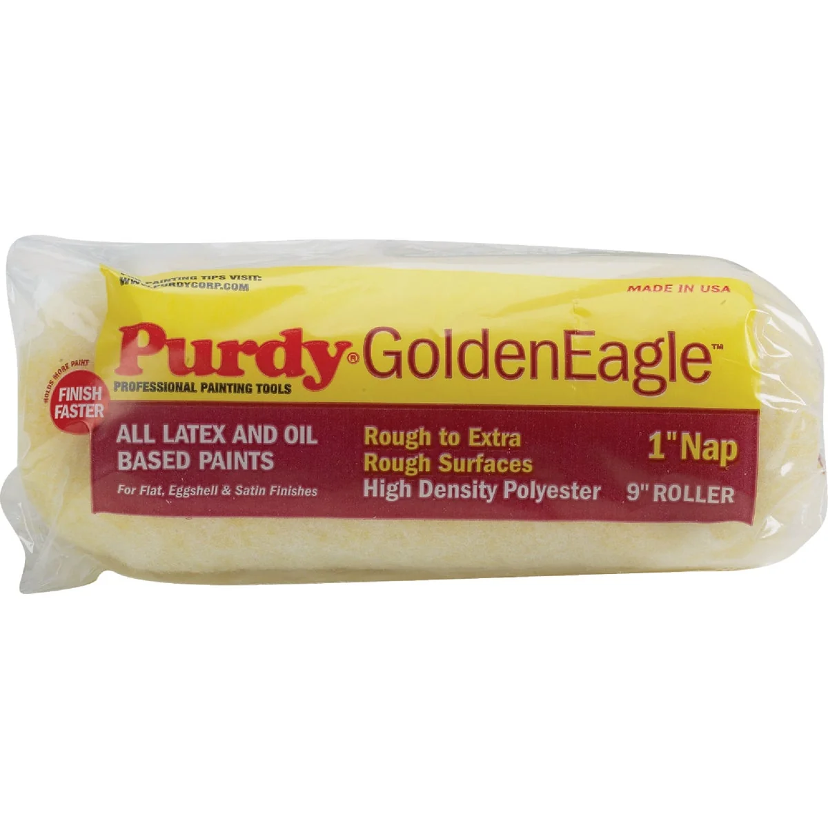Recyclable Purdy Golden Eagle 9 In. x 1 In. Knit Fabric Roller Cover Professional