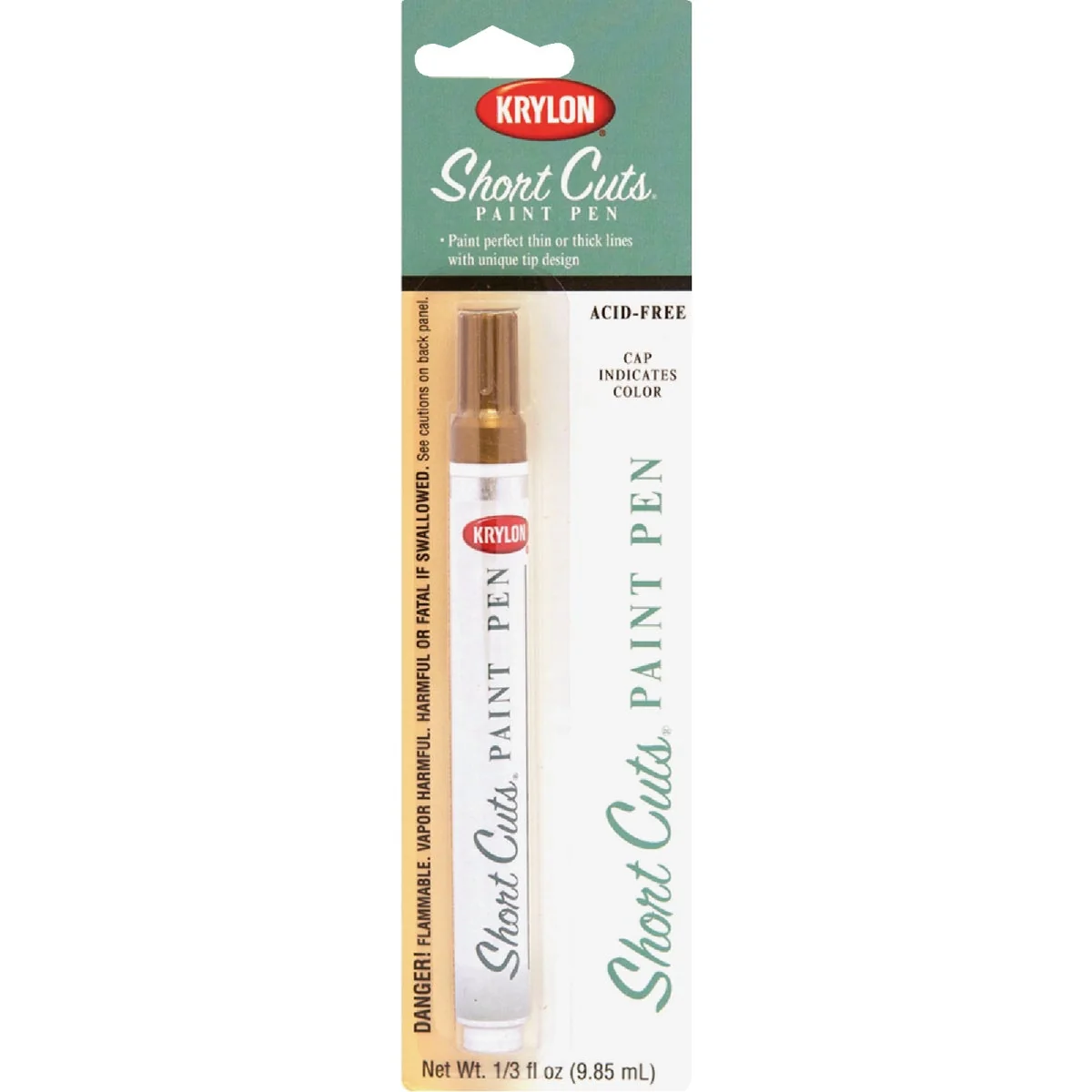 Luxury Krylon Short Cuts 1 3 Fl Oz Gold Leaf Gloss Paint Pen Refined