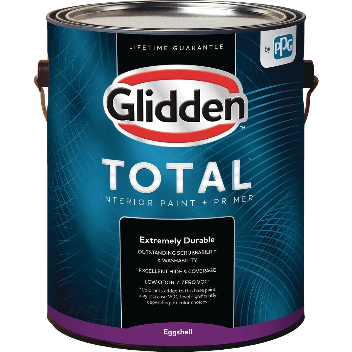 Elegant Glidden Total Interior Paint Primer Eggshell Midtone Base 1 Gallon Responsible