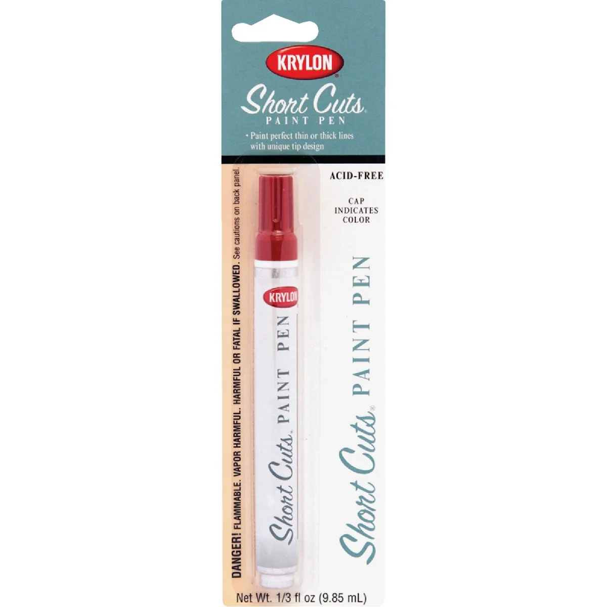 Premium Material Krylon Short Cuts 1 3 Fl Oz Red Pepper Gloss Paint Pen Smooth