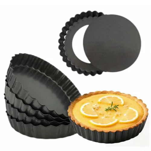 Next-Generation Mini Tart Pan 6PCS 6 Count Minimalist