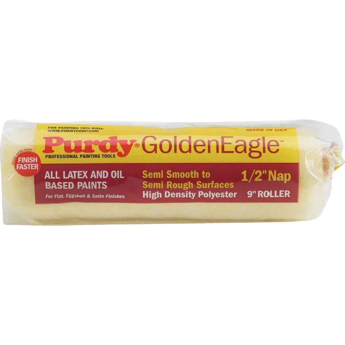 Prestigious Purdy Golden Eagle 9 In. x 1 2 In. Knit Fabric Roller Cover Professional