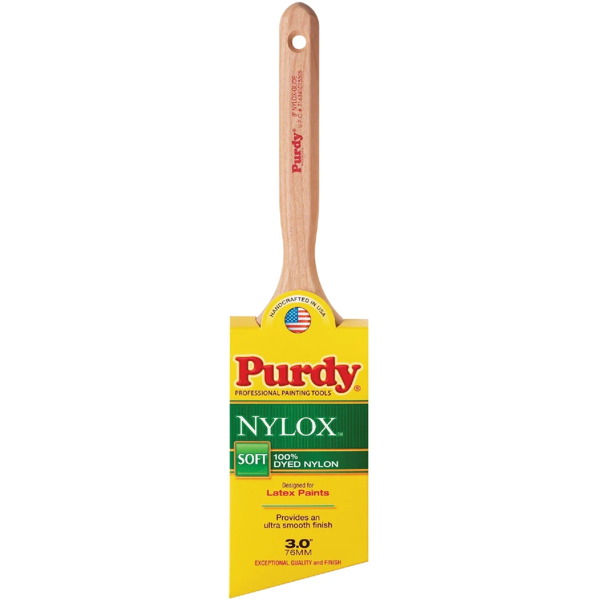 Comfortable Purdy Nylox Glide 3 In. Angular Trim Soft Paint Brush Dependable