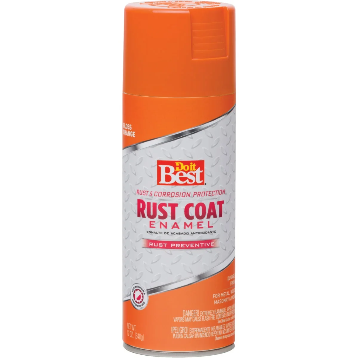 Carefully Designed Do it Rust Coat Gloss Orange 12 Oz. Anti-Rust Spray Paint Outstanding