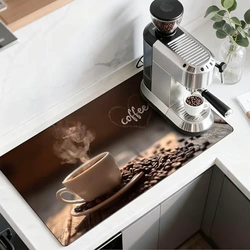 Fine Crafted 17 x 32 Coffee Bar Mat Traditional