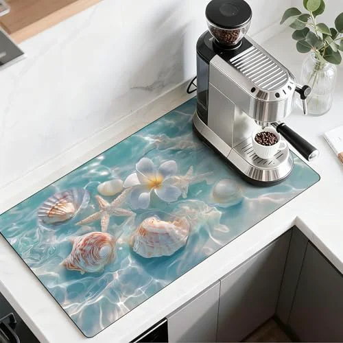Quality 17 x 32 Coffee Bar Mat Secure