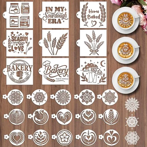 Verified Sourdough Stencils for Bread 24 Count Traditional