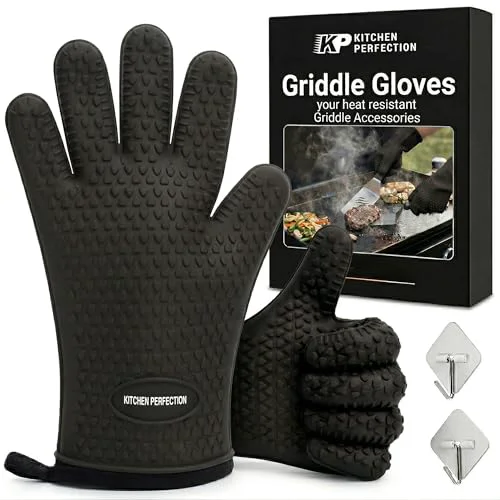 User-Friendly XL Silicone Griddle Gloves Efficient