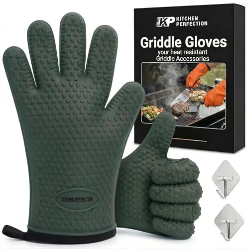 Relaxed Silicone Griddle Grill Gloves Heat Resistant Oven Mitts Superior