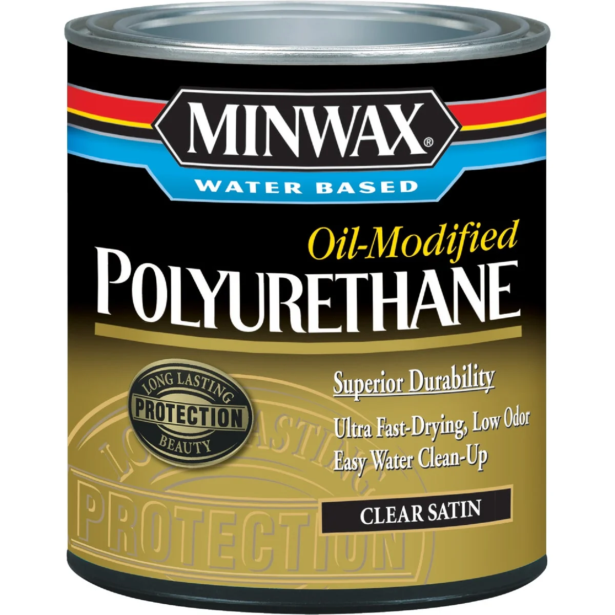 Sophisticated Minwax Satin Water Based Oil-Modified Interior Polyurethane 1 Qt. Long-Lasting