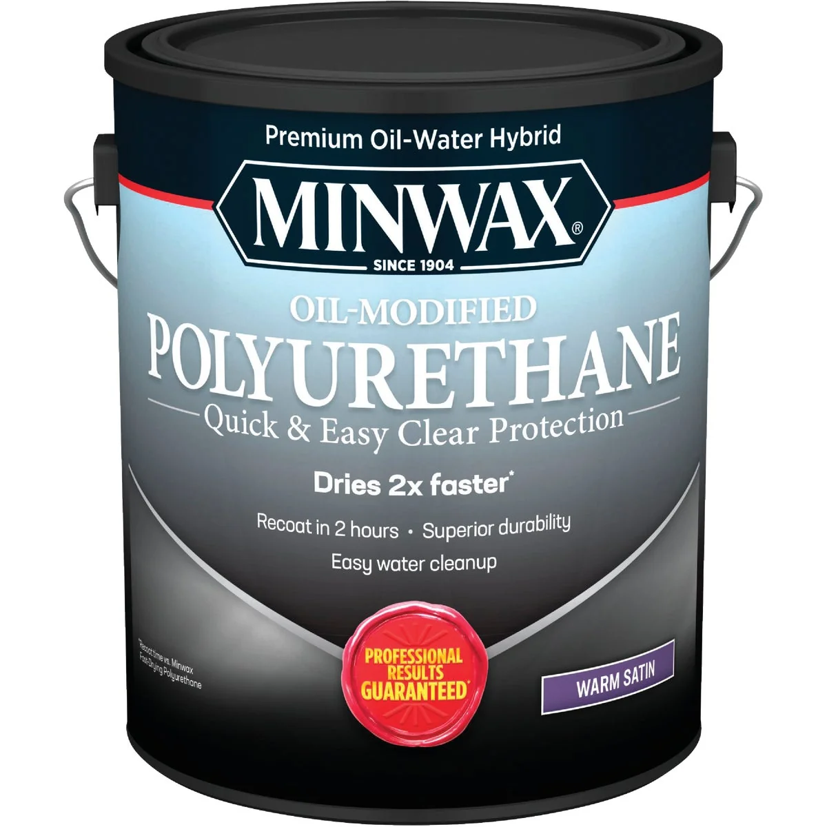 Practical Minwax Satin Water Based Oil-Modified Interior Polyurethane 1 Gal. Lightweight