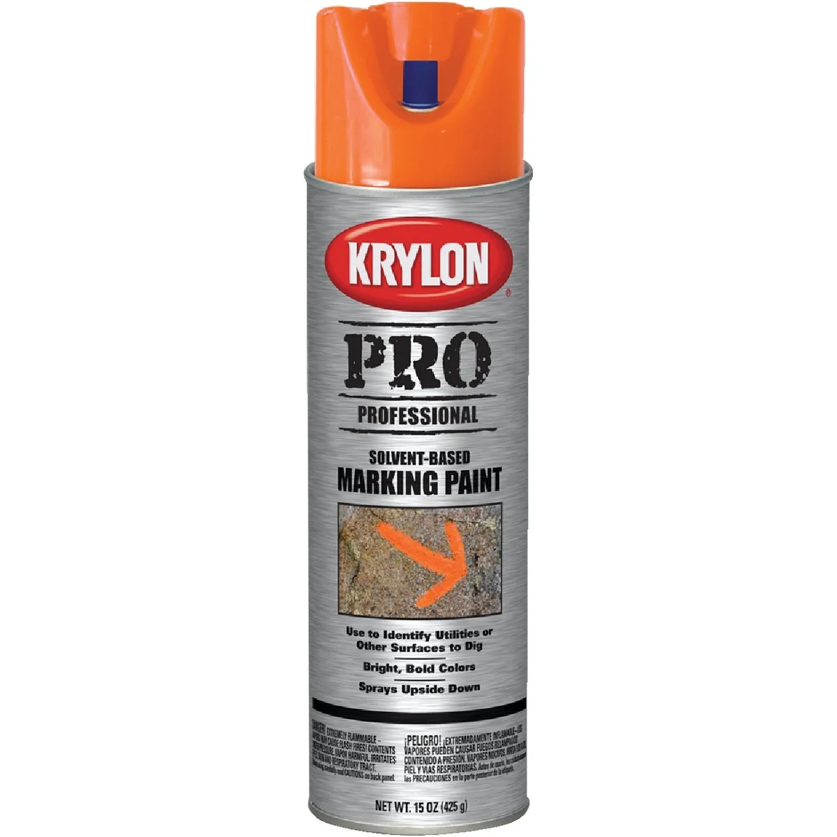 Sophisticated Krylon APWA Orange 15 Oz. Inverted Marking Spray Paint Optimized
