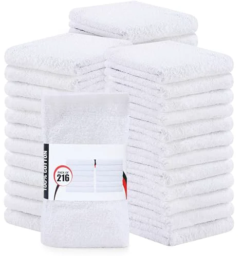 Detailed Bulk 216 pack Commercial Cotton Mop Towels 216 Count Exceptional