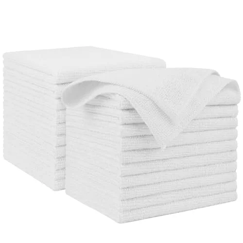 Casual White Microfiber Cleaning Cloth 20PK 20 Count Verified