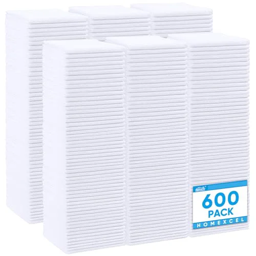 Eco-Friendly White Microfiber Cleaning Cloth 600 Pack 600 Count Original Design