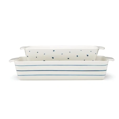 Secure Blue Bay Dinnerware Serveware Collection 2 Count Pure