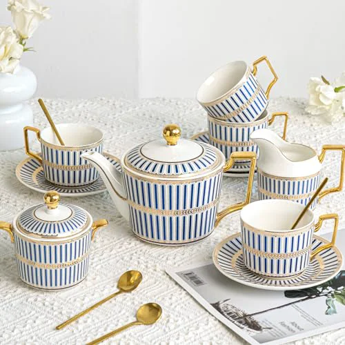 Fast Bone China Tea Cup Set of 4 Sophisticated