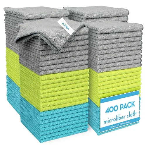 Classic Microfiber Cleaning Cloth 400 Count Responsible