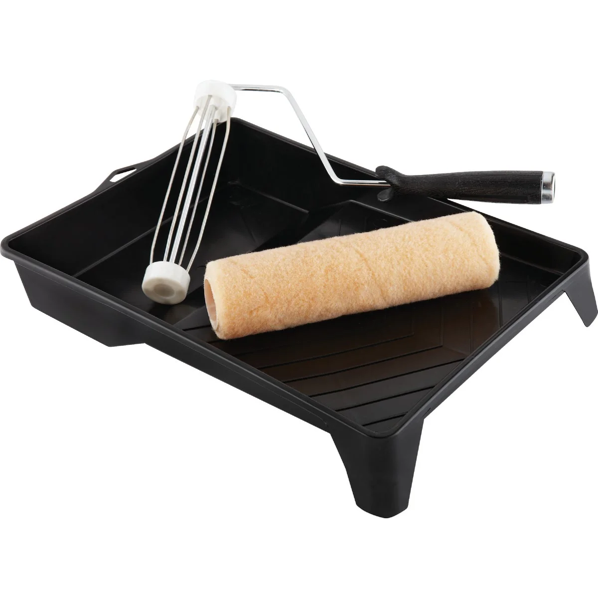 Fashionable Look General Purpose 9 In. x 3 8 In. Roller Tray Set 3-Piece Solid