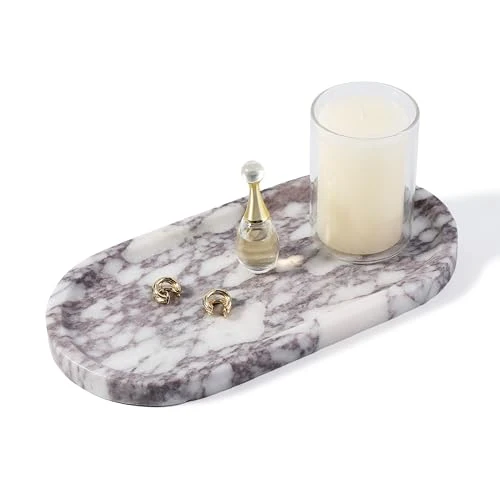Sophisticated Luxurious Natural Marble Vanity Tray Genuine