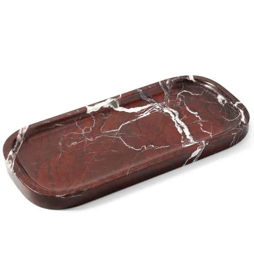 Premium Marble Tray 10 x5 Marble Vanity Tray for Bathroom Countertop Kitchen Sink Sustainable