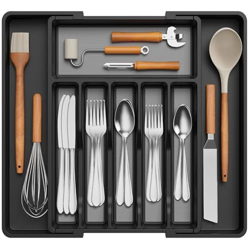 Long-Lasting Extra Large Silverware Drawer Organizer Original
