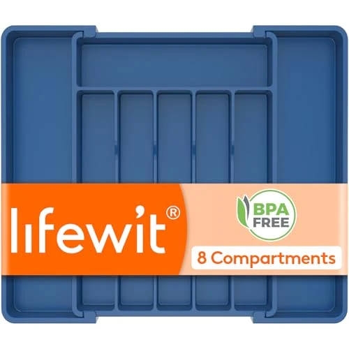 Clean Expandable Silverware Drawer Organizer Reliable