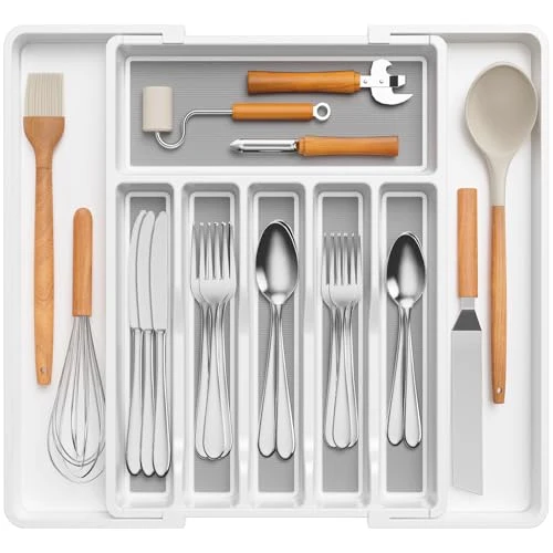 Traditional Extra Large Silverware Drawer Organizer Consistent