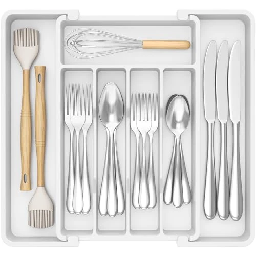 Fine Crafted Expandable Silverware Drawer Organizer Consistent