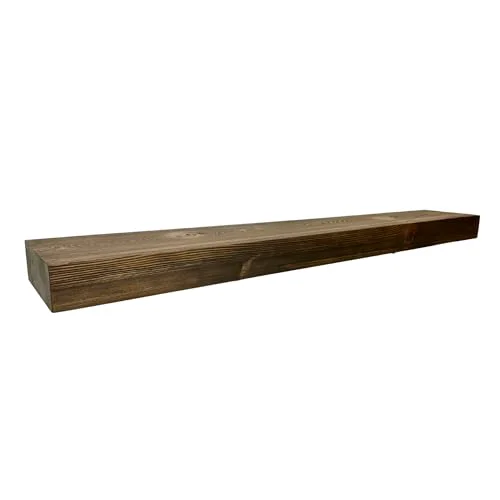 Fashionable Reclaimed Wood Fireplace Mantel Shelf Easy-to-Use
