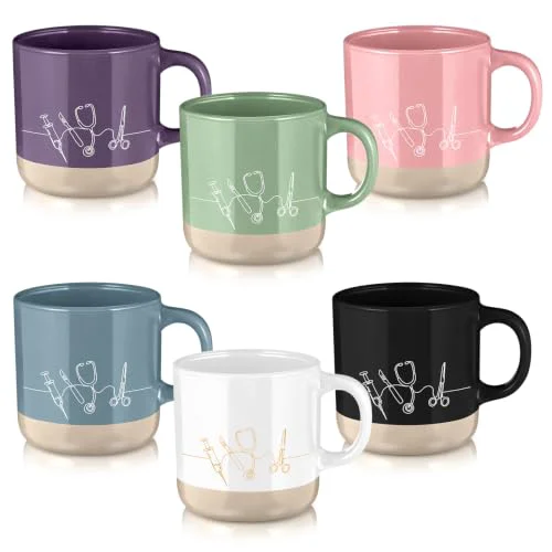 Safe 6 Pcs Surgical Technologists Week Gifts Bulk Thank You Gifts Mugs 6 Count Smart