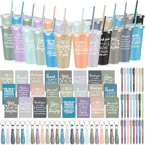 Smooth 24 Sets 96 Pcs Appreciation Gifts 96 Count Flexible