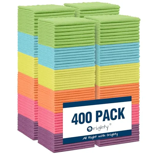 Healthy Microfiber Cleaning Cloth 400 Count Smart