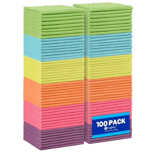 Innovative Microfiber Cleaning Cloth Bulk 100 Count Consistent