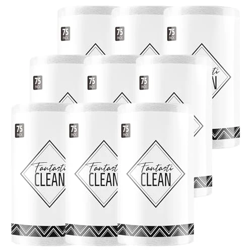 Refined Microfiber Cleaning Cloth Rolls 675 Count High-Performance