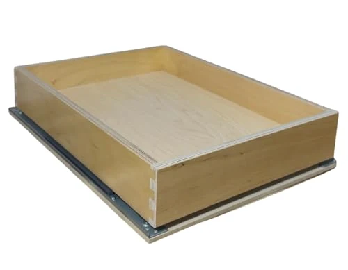 Artisan Pull Out Drawer for Cabinets 20 W x 21 D 9 Ply Baltic Birch Easy-to-Use