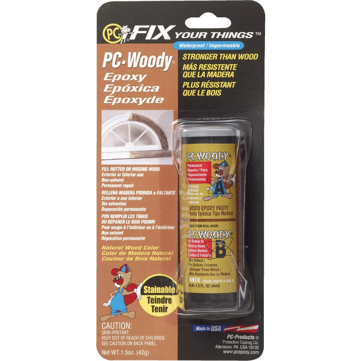 Luxury PC Woody 1.5 Oz. Wood Epoxy Paste Elite